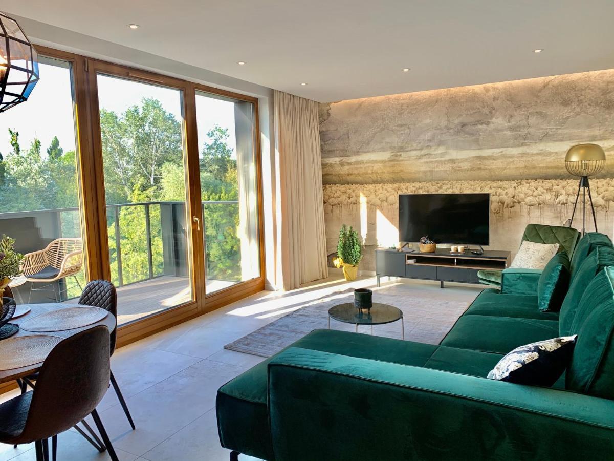 גדנסק Baltic Riviera Apartments - Garden Sanctuary Retreat מראה חיצוני תמונה
