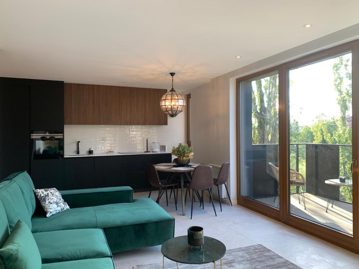 גדנסק Baltic Riviera Apartments - Garden Sanctuary Retreat מראה חיצוני תמונה